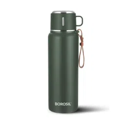 Borosil Green Stainless Steel Double Wall Vaccum Insulated Water Bottles (900ml)-picture-18
