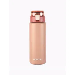 Borosil Peach Stainless Steel Double Wall Vaccum Insulated Water Bottles (600ml)-picture-46