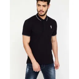 BOSSINI Black Regular Fit Polo T-Shirt-picture-27