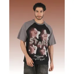 Botabochi Black Cotton Regular fit Typography T-Shirt-picture-24