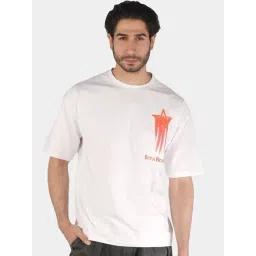 Botabochi White Cotton Regular fit Print T-Shirt-picture-26