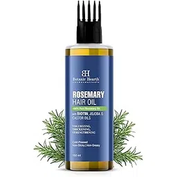 Botanic Hearth 100% Pure Rosemary Oil for Hair Growth | Controls Hair Fall, Promotes New Hair Growth | Hair Strengthening Treatment for Healthy Nourished Hair | 150 ml-picture-16