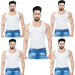 bothra Vest for Men 100% Cotton Pack of 5, Tag Free Comfort & Smartskin Technology Regular Fit Sleevless-picture-35