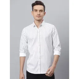 Bought First Premium Vertical Striped Spread Collar Shirt-picture-37