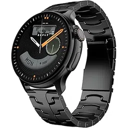 Boult Crown R Pro 2 Smartwatch 1.43''HD AMOLED Display, BT Calling 5.2, 600 Nits Brightness, IP67, 150+ Watchfaces, 120+ Sports Modes, AI Voice Assistant, SpO2 Monitoring (Charcoal Black)-image-3