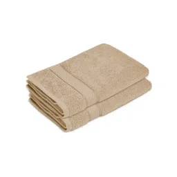 Boutique Living Beige Cotton Luxe Loom 550 GSM Hand Towel - Set of 2-picture-41
