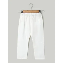 BownBee Boys Floral Printed Regular Pure Cotton Kurta with Trousers image 5