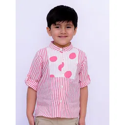 BownBee Boys Opaque Printed Casual Shirt-picture-19