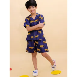 BownBee Boys Printed Shirt with Shorts-picture-25