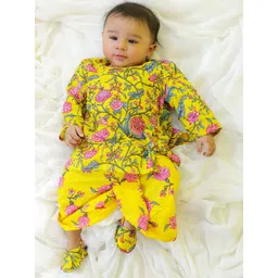 BownBee Boys Printed Top with Dhoti Pants-picture-38