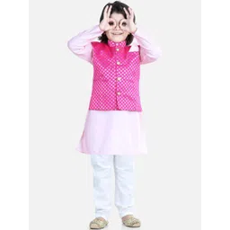 BownBee Boys Regular Pure Cotton Kurta with Pyjamas-picture-14
