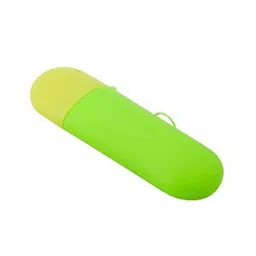 BOXOT IMPEX Plastic Unequetrend Travel Toothpaste Toothbrush Holder - green-picture-20