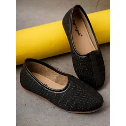 BOYZ N GALZ Boys Embroidered Mojaris Flats-picture-24