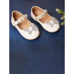 BOYZ N GALZ Girls Embellished Party Ballerinas with Bows Flats-picture-41