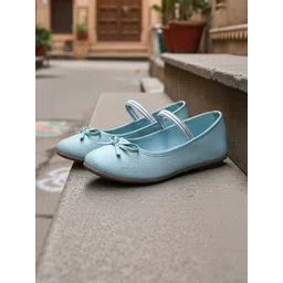 BOYZ N GALZ Girls Embellished Party Bows Flats image 1