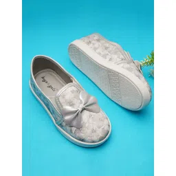 BOYZ N GALZ Girls Printed Bow Detailed Slip-On Sneakers-picture-28