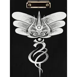 bpdesignsolution MahakalTrishul Digital Reprint ClipBoardExam Pad (14x9.5 Inches) Premium Quality-picture-30