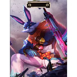 bpdesignsolution Rabbit Digital Reprint Clip Board Exam Pad (14x9.5 Inches)-picture-10