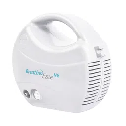 BPL Medical Technologies Breathe Ezee N8 Nebulizer Low Noise Compressor Nebuliser Machine Kit for Child and Adult, Portable Nebulizer |2 Year Warranty - White-picture-14
