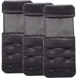 Bra Strap Extender, 2 Hook, Stretchy, Soft, Comfortable for Pregnancy or Weight Gain, 3 Pcs, Black Color-picture-16