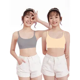 BRAAFEE Girls Beginners Non Padded Full Coverage Cotton Bra-picture-18