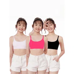 BRAAFEE Girls Beginners Non Padded Full Coverage Cotton Bra-picture-20