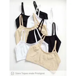 BRAAFEE Girls Beginners Non Padded Full Coverage Cotton Bra-picture-31