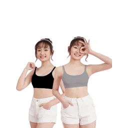 braafee Girls Beginners Non Padded Teenager Full Coverage Cotton Bra-picture-19