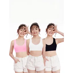 braafee Girls Beginners Non Padded Teenager Full Coverage Cotton Bra-picture-55