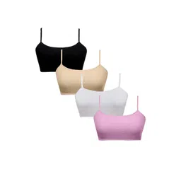 BRAAFEE Pack of 4 Non-Wired Beginners Bra-picture-27