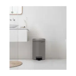 BRABANTIA NewIcon Grey Plastic Pedal Bin (5 L) image 1