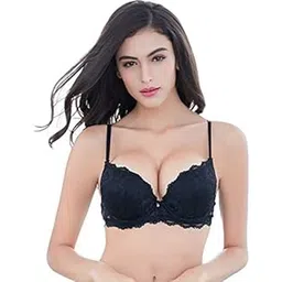 brachy Women's Net Padded Wired Push-Up Bra-picture-38