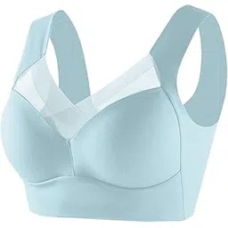 brachy Women’s Padded Bra Full Back Coverage Fitness Wireless Slip on Bra for Workout Gym and Yoga Bralette Tank Top Bras-picture-12