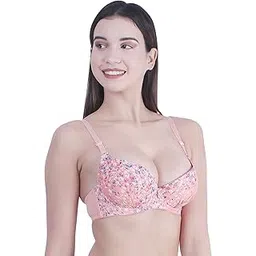 brachy Women's Poly Cotton Padded Underwired Push-Up Bra-picture-34