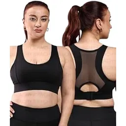 brachy Women's Running Sports Bra Quick DryActive Sports Bra for Women | Full Coverage, Non-Wired, Seamless, Stretchable & Support Activewear for Women | Criss Cross Back Crop Tops for Gym, Yoga & Workout-picture-42