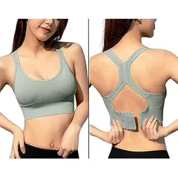 brachy Women's Spandex High Impact Padded Non Wired Racer Back Sports Bra for Gym, Cardio, Zumba and Yoga | Everyday Active Wear for Girls | Size M to 2XL-picture-11