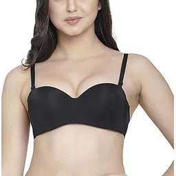 brachy Women’s/Girl's Cotton Nylon Spandex Padded Under Wired Strapless Seamless Bra with Detachable Multi-Way Straps, (Multicolor) (MultiSize)-picture-11