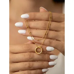 Bracotive Gold-Plated Layered Necklace-picture-18