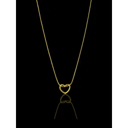 Bracotive Gold-Plated Stainless Steel Anti Tarnish LightweightHeart Chain-picture-16