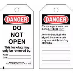 BRADY Danger Sign Tag Paper, 15Y649-picture-12