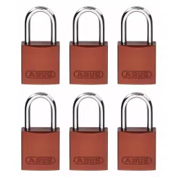 BRADY Lockout Padlock with 12 Keys Aluminum Brown, 24UY47-picture-25