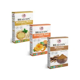 BRALCON Multani Mitti, Orange & Mulethi Powder Combo - Set Of 3-picture-24