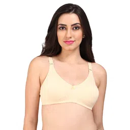Bralux Beige Solid Non-Wired Non Padded Everyday Bra-picture-16