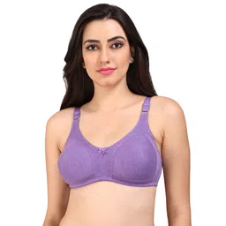 Bralux Lavender Solid Non-Wired Non Padded Everyday Bra-picture-23