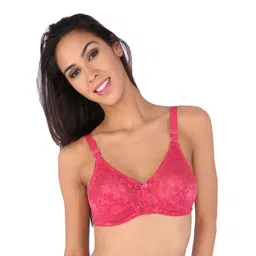 Bralux Pink Full-Coverage Lace Bra-picture-12
