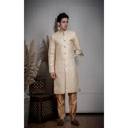 Brand Boy Solid Sherwani-picture-48