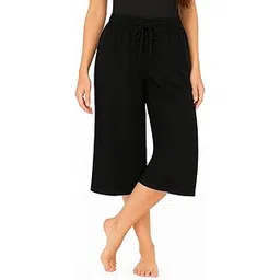 brand flex Women's 3/4th Capri, Cotton Capri with Loose Fit-picture-51