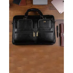 BRAND LEATHER Men Leather Laptop Bag image 1