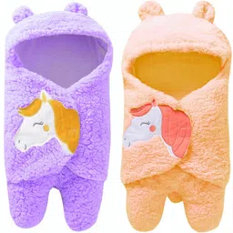 brandonn New Born Supersoft Wearable Swaddle Wrapper Cum baby Sleeping bag Combo of 2 Sleeping Bag-picture-25
