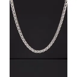 BRANTASHOP Silver-Plated Stainless Steel Necklace-picture-42